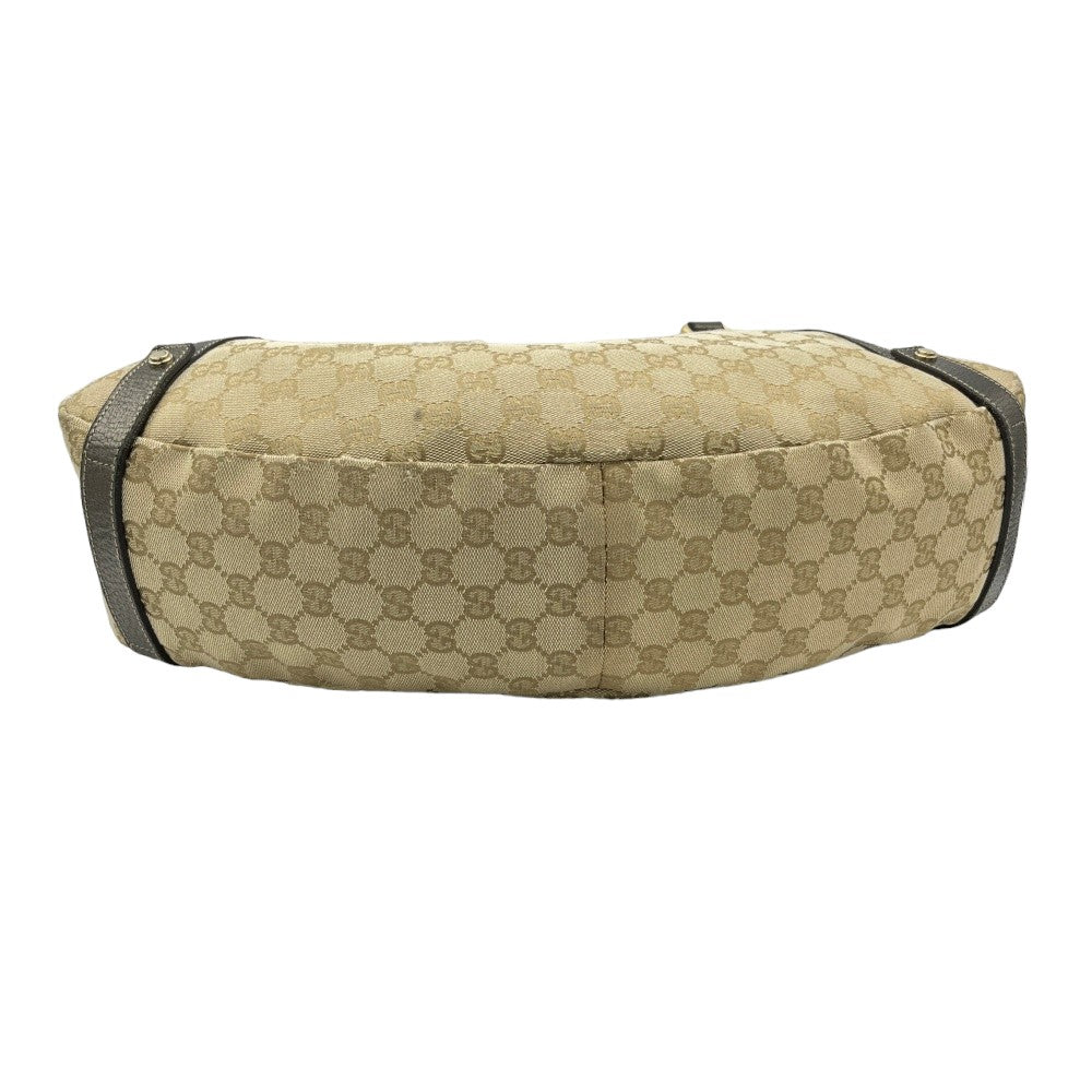 Gucci Handtasche / Shopper Abbey monogram beige khaki