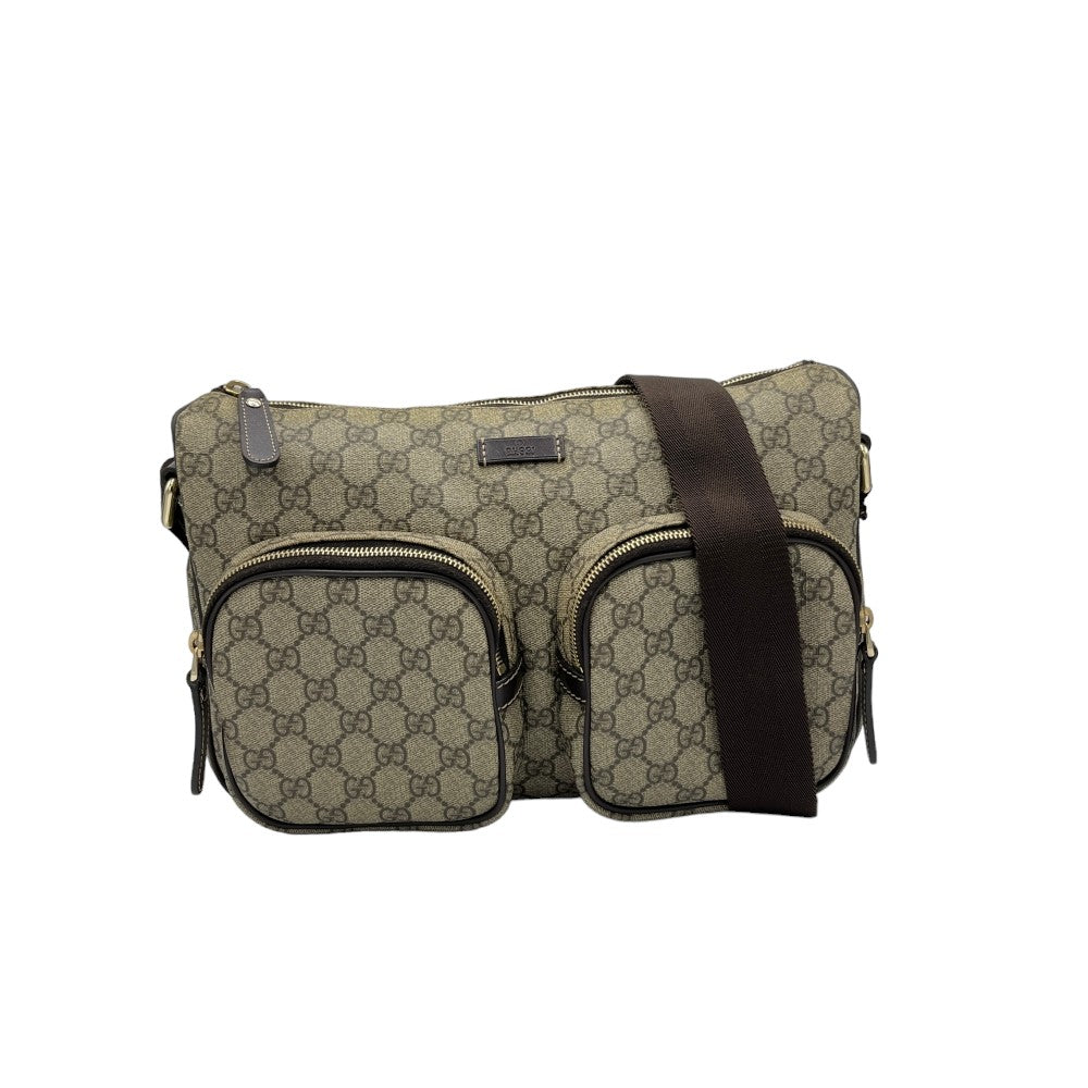 Gucci Messengertasche mit zwei extra Taschen beige monogram