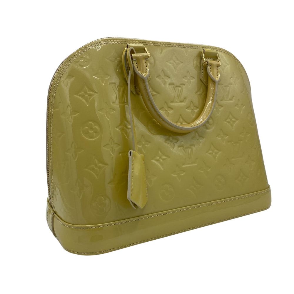 Louis Vuitton Handtasche Alma PM Vernis mongram gelb