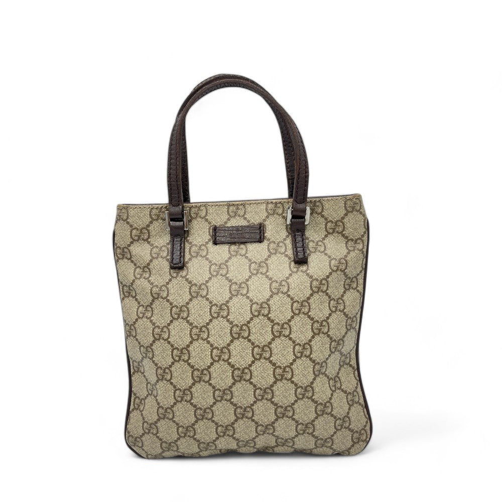 Gucci Handtasche Tote bag mini monogram beige & braun
