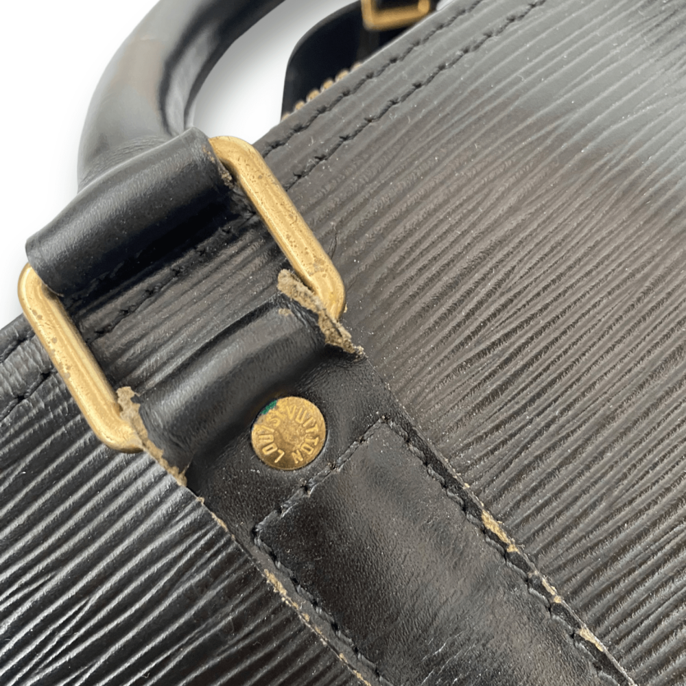 Louis Vuitton Keepall / Reisetasche 50 Epi schwarz