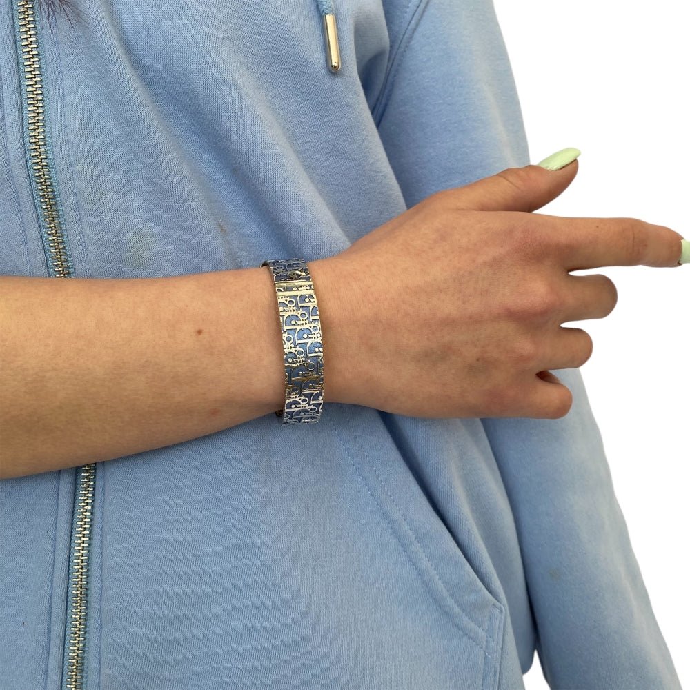 Dior Armband monogram blau silber - 9ine Life GmbH
