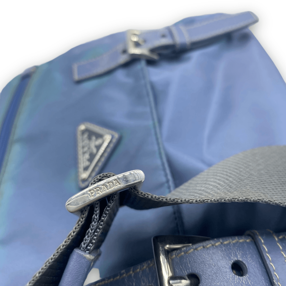 Prada Messengertasche mit zwei Schnallen blau - 9ine Life GmbH